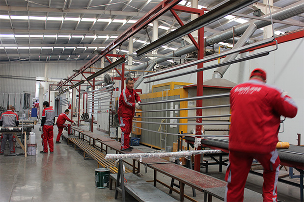 Powder Coating Process in Aluminum Windows Manufacturing