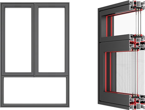 Casement Windows - Thermal Break Aluminum